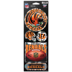 Cincinnati Bengals Prismatic Decal 4" x 11"