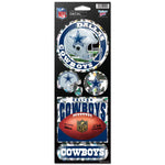 Dallas Cowboys Prismatic Decal 4" x 11"