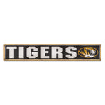 Missouri Tigers Wood Sign 6"x36" 3/8" thick