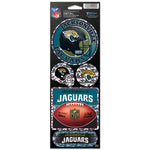 Jacksonville Jaguars Prismatic Decal 4" x 11"