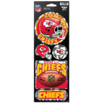 Kansas City Chiefs Prismatic Decal 4" x 11"