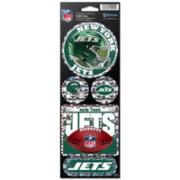 New York Jets Prismatic Decal 4" x 11"