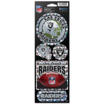 Las Vegas Raiders Prismatic Decal 4" x 11"
