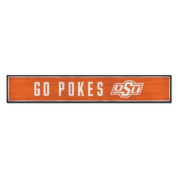 Wholesale-Oklahoma State Cowboys Wood Sign 6"x36" 3/8" thick