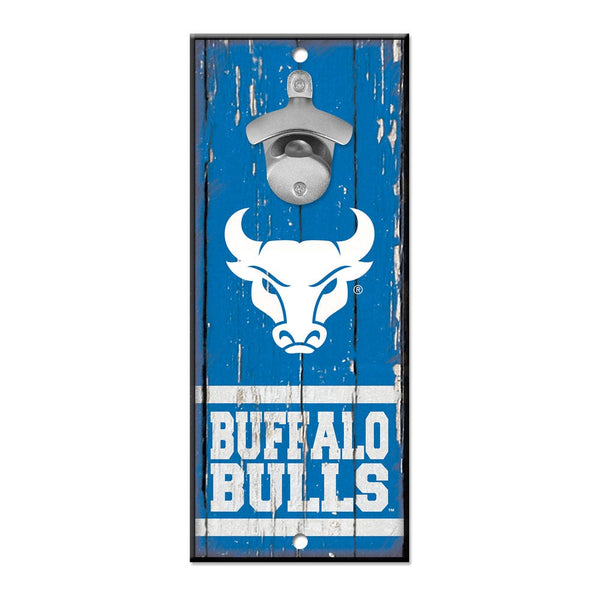 Buffalo Bulls Bottle Opener Sign 5x11
