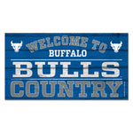 Buffalo Bulls Wood Sign 13"x24" 1/4" thick