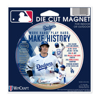 Los Angeles Dodgers Die Cut Magnet 4.5" x 6" Shohei Ohtani