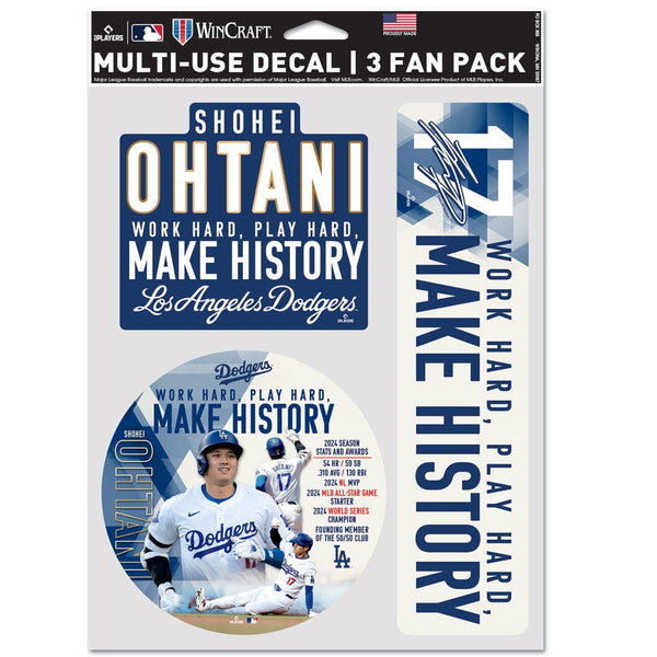 Los Angeles Dodgers PLAYERS CHOICE DIAMOND CLUB(R) Multi Use 3 Fan Pack Shohei Ohtani