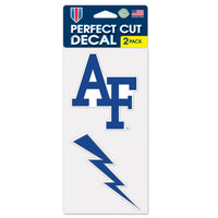 Air Force Falcons Perfect Cut Decal Set of two 4"x4"