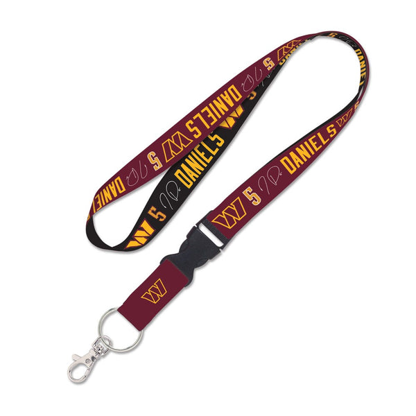 Washington Commanders Lanyard w/detachable buckle 1" Jayden Daniels