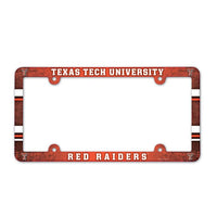 Wholesale-Texas Tech Red Raiders Lic Plate Frame Full Color