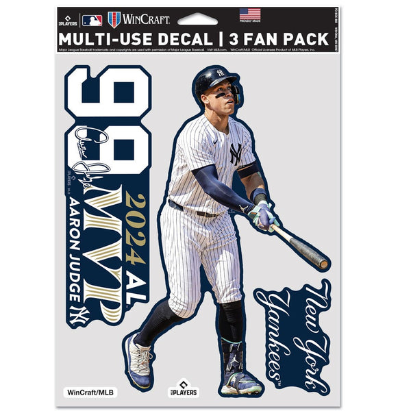 New York Yankees PLAYERS CHOICE DIAMOND CLUB(R) Multi Use 3 Fan Pack Aaron Judge