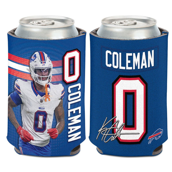 Buffalo Bills Can Cooler 12 oz. Keon Coleman