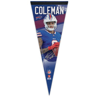 Buffalo Bills Premium Pennant 12" x 30" Keon Coleman
