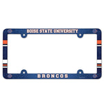 Boise State Broncos Lic Plate Frame Full Color