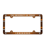Texas Longhorns Lic Plate Frame Full Color