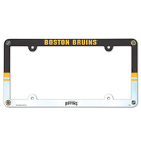 Boston Bruins Lic Plate Frame Full Color