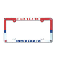 Montreal Canadiens Lic Plate Frame Full Color
