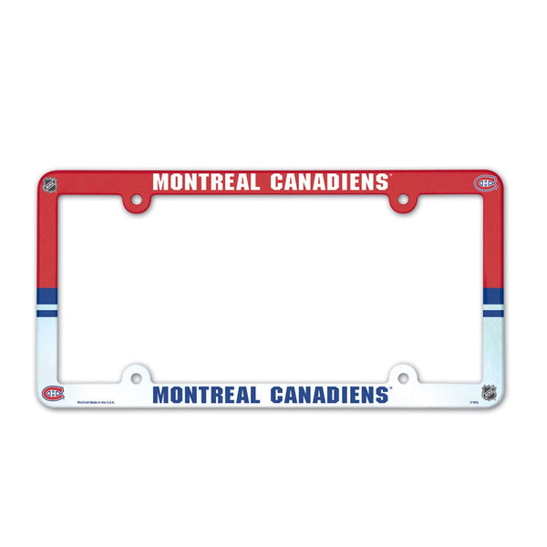 Montreal Canadiens Lic Plate Frame Full Color