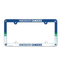 Vancouver Canucks Lic Plate Frame Full Color