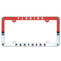 Florida Panthers Lic Plate Frame Full Color