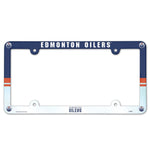 Edmonton Oilers Lic Plate Frame Full Color