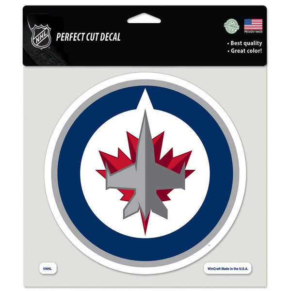 Winnipeg Jets Perfect Cut Color Decal 8" x 8"