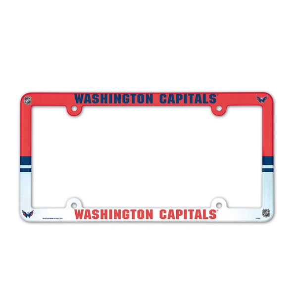 Washington Capitals Lic Plate Frame Full Color