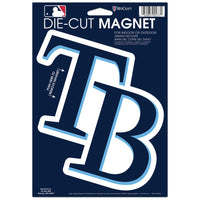 Tampa Bay Rays Die Cut Logo Magnet 6.25" x 9"