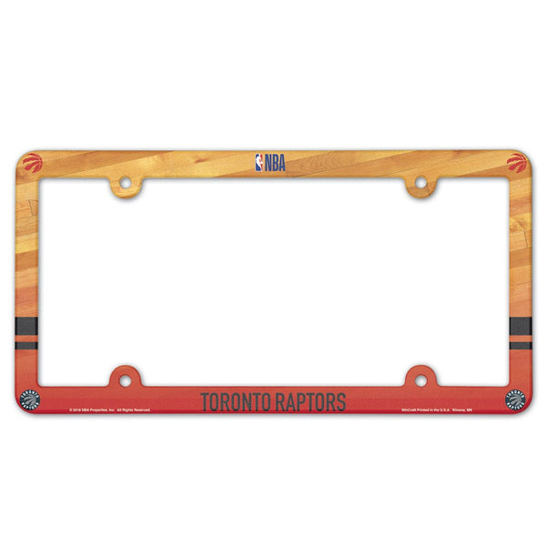 Toronto Raptors Lic Plate Frame Full Color