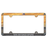 San Antonio Spurs Lic Plate Frame Full Color