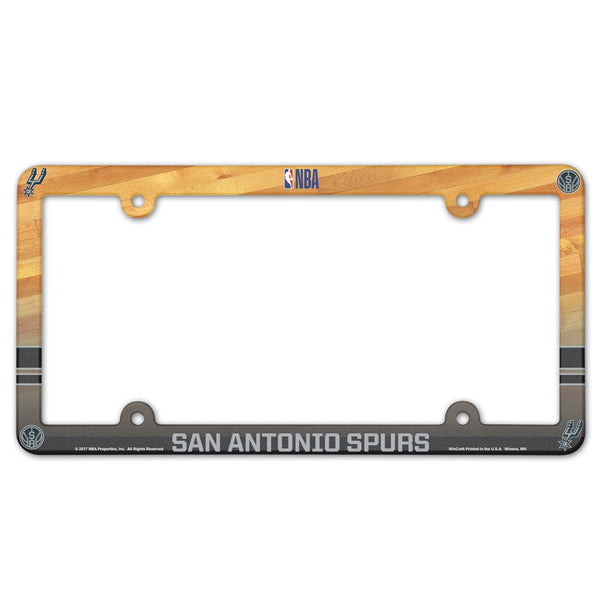 San Antonio Spurs Lic Plate Frame Full Color