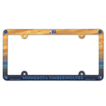 Minnesota Timberwolves Lic Plate Frame Full Color