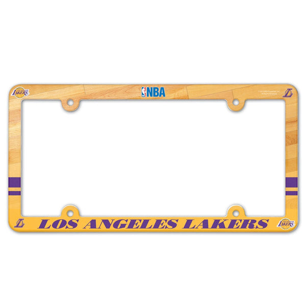 Los Angeles Lakers Lic Plate Frame Full Color
