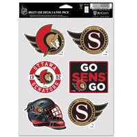 Ottawa Senators Multi Use 6 FAN PACK