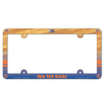 New York Knicks Lic Plate Frame Full Color