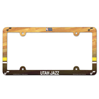 Utah Jazz Lic Plate Frame Full Color