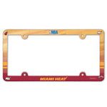 Miami Heat Lic Plate Frame Full Color