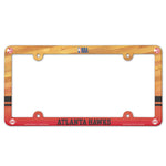 Atlanta Hawks Lic Plate Frame Full Color