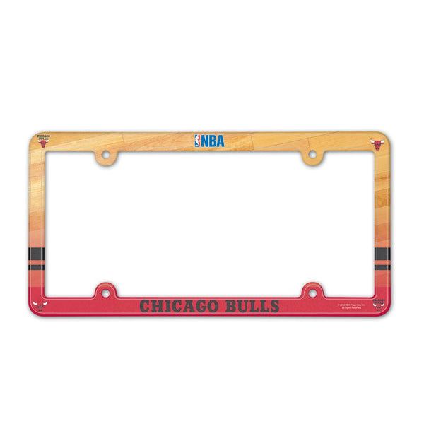 Chicago Bulls Lic Plate Frame Full Color