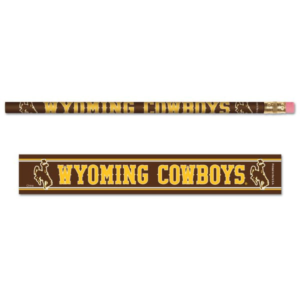 Wholesale-Wyoming Cowboys Pencil 6-pack