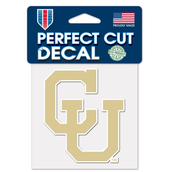 Wholesale-Colorado Buffaloes / Vintage Collegiate Perfect Cut Color Decal 4" x 4"