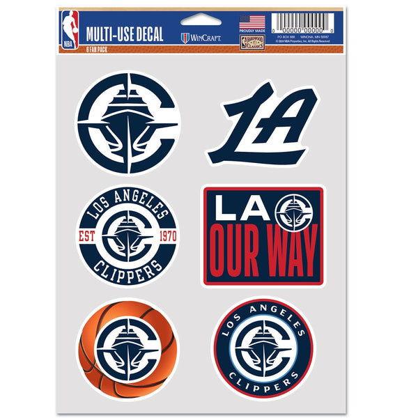 Los Angeles Clippers Multi Use 6 Fan Pack