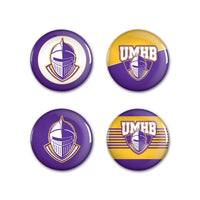 Mary Hardin-Baylor Crusaders Button 4 Pack 1 1/4" Rnd