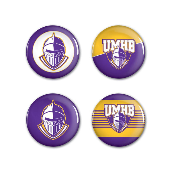 Mary Hardin-Baylor Crusaders Button 4 Pack 1 1/4" Rnd