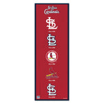 St. Louis Cardinals Wood Sign 6" x 17"