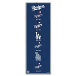 Los Angeles Dodgers Wood Sign 6" x 17"