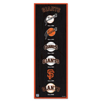 San Francisco Giants Wood Sign 6" x 17"