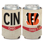Cincinnati Bengals STATE PLATE Can Cooler 12 oz.