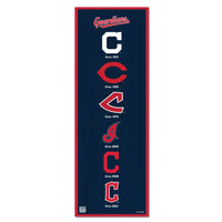 Cleveland Guardians Wood Sign 6" x 17"